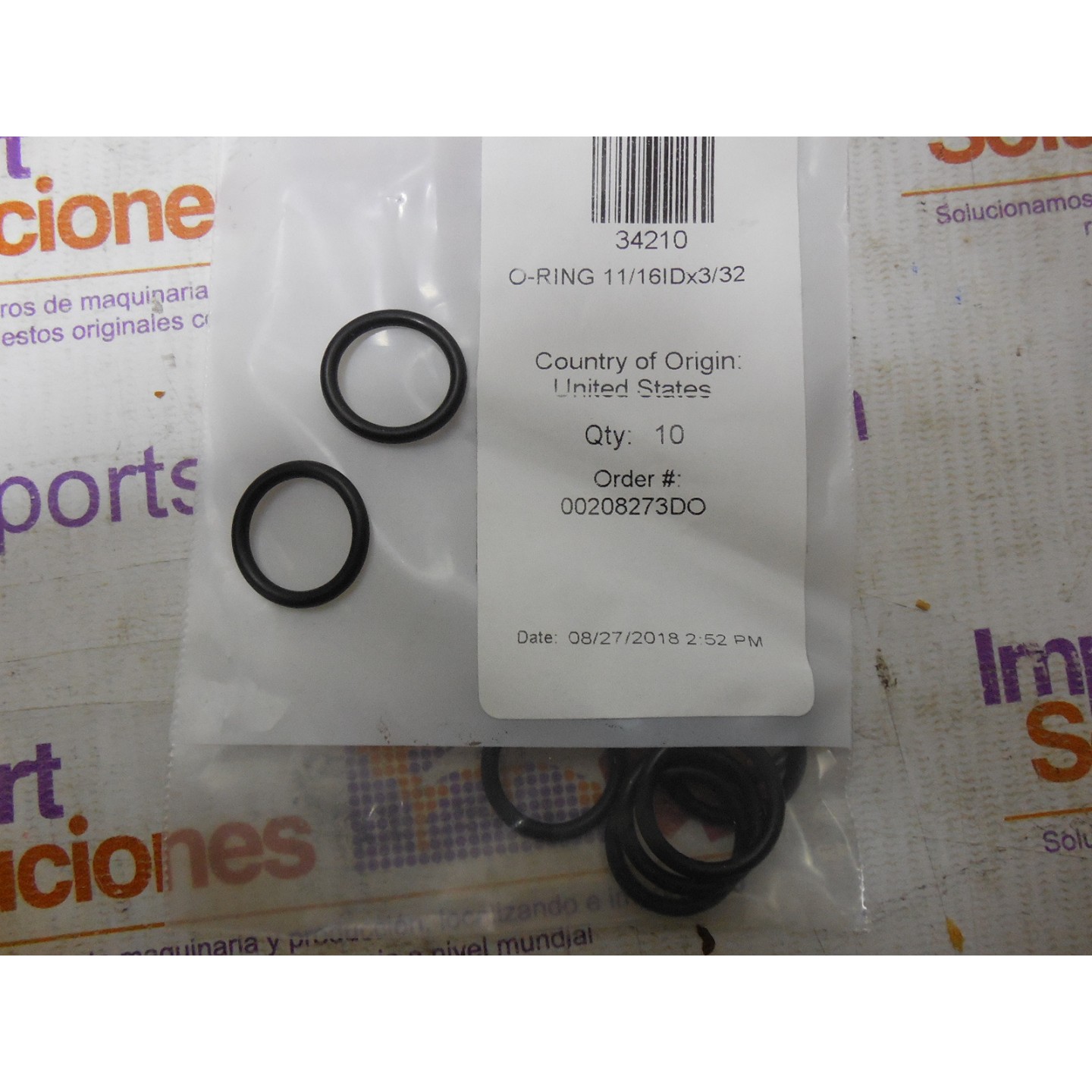 O-RING 34210 LINCOLN