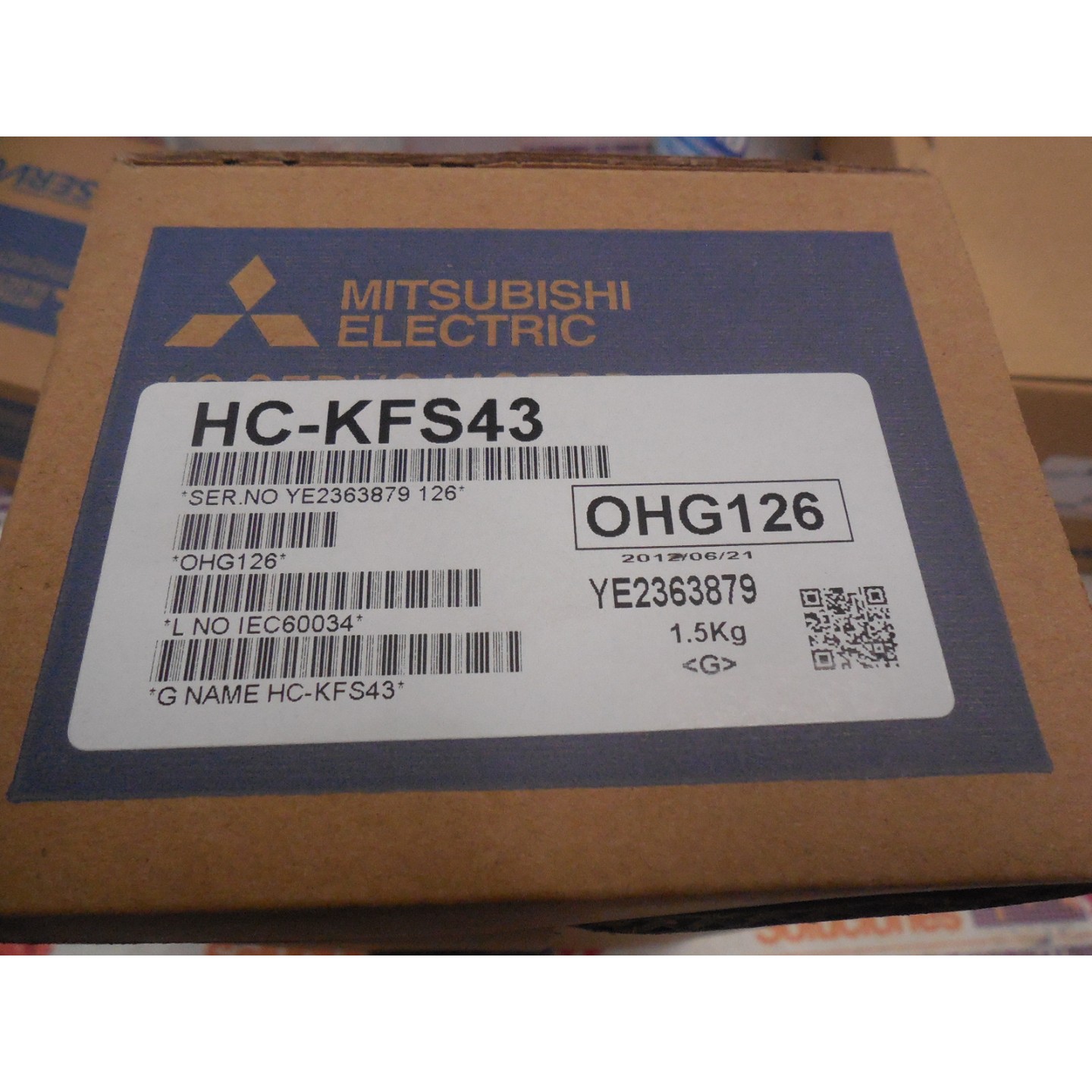 HC-KFS43 MOTORES Y SERVOMOTRES MITSUBOSHI