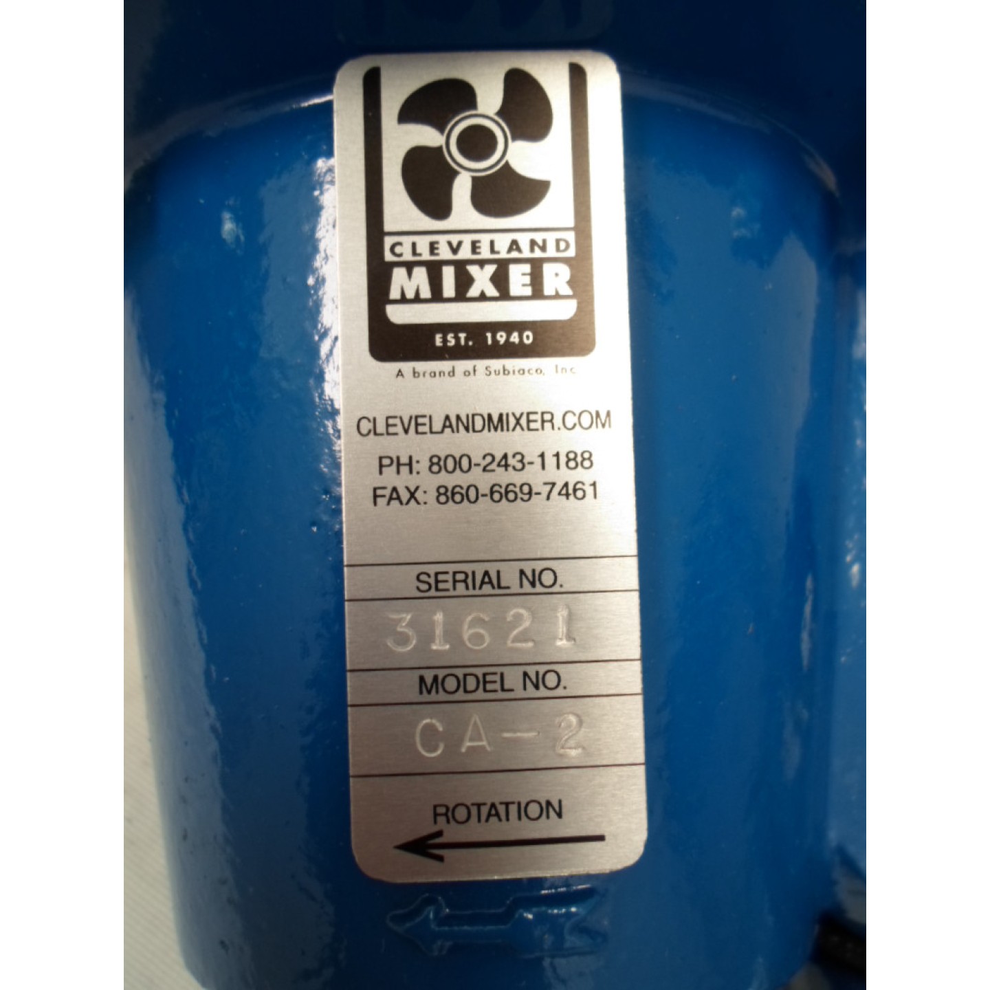 CLEVELAND MIXER	31621	VARIOS	VARIOUS