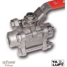 SCHWER FITTINGS A-BV3G VÁLVULA DE BOLA DE TRES PIEZAS PIEZAS