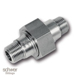 SCHWER FITTINGS GF-149R ENLACE DE TRES PIEZAS MACHO
