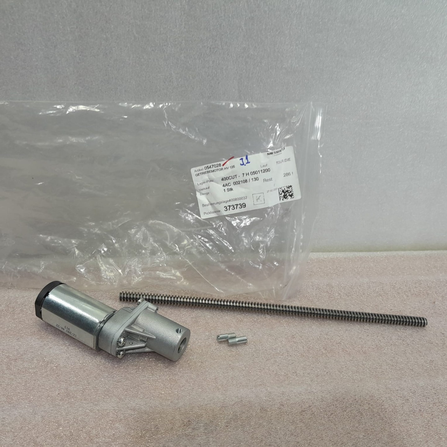 MESSER 0547028 MOTOR TL170