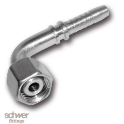 SCHWER FITTINGS SA-DKL90 TERMINAL PARA MANGUERA 90º