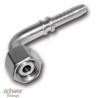 SCHWER FITTINGS SA-DKL90 TERMINAL PARA MANGUERA 90º