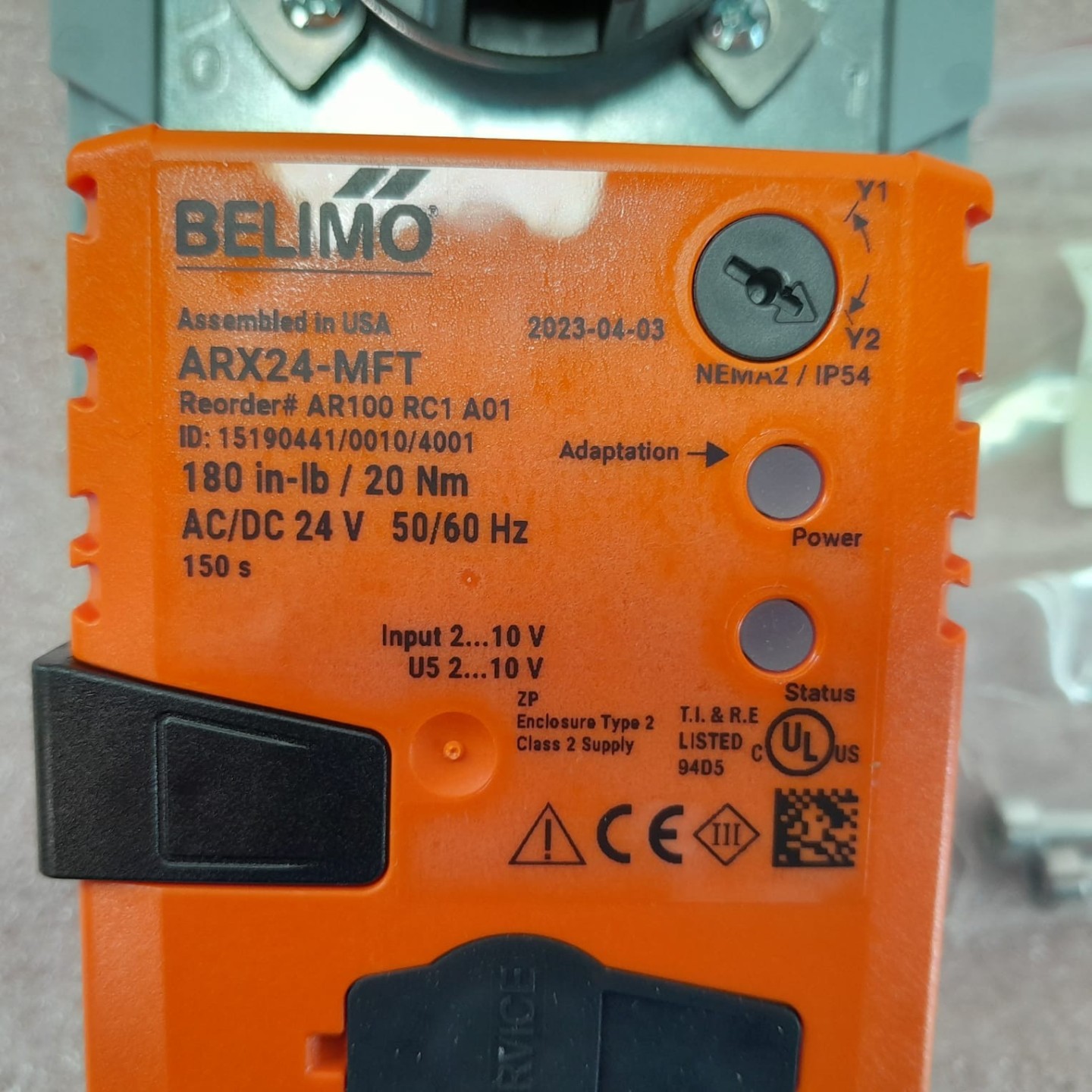 BELIMO ARX24-MFT ACTUADOR