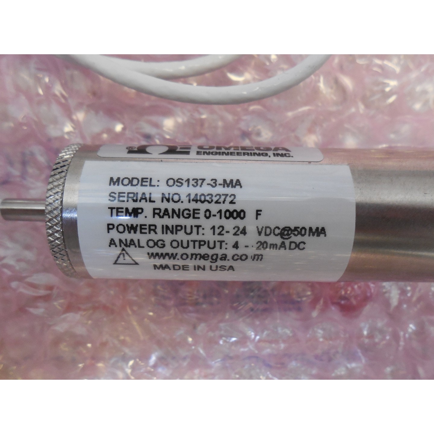 Sensor/transmisor de temperatura infrarrojo compacto