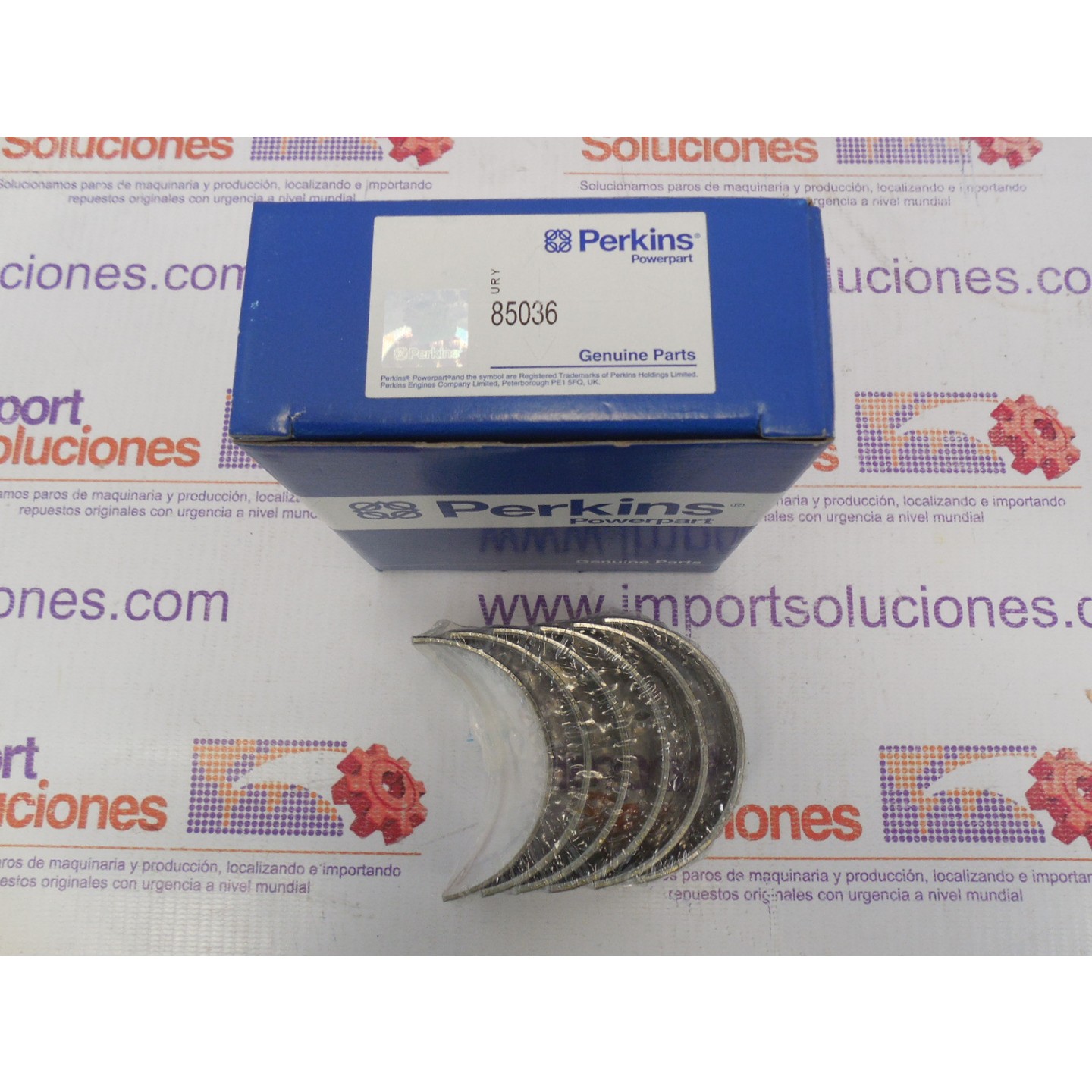 JUEGO DE CASQUETES BANCADA 0.30 MOTOR PERKINS
