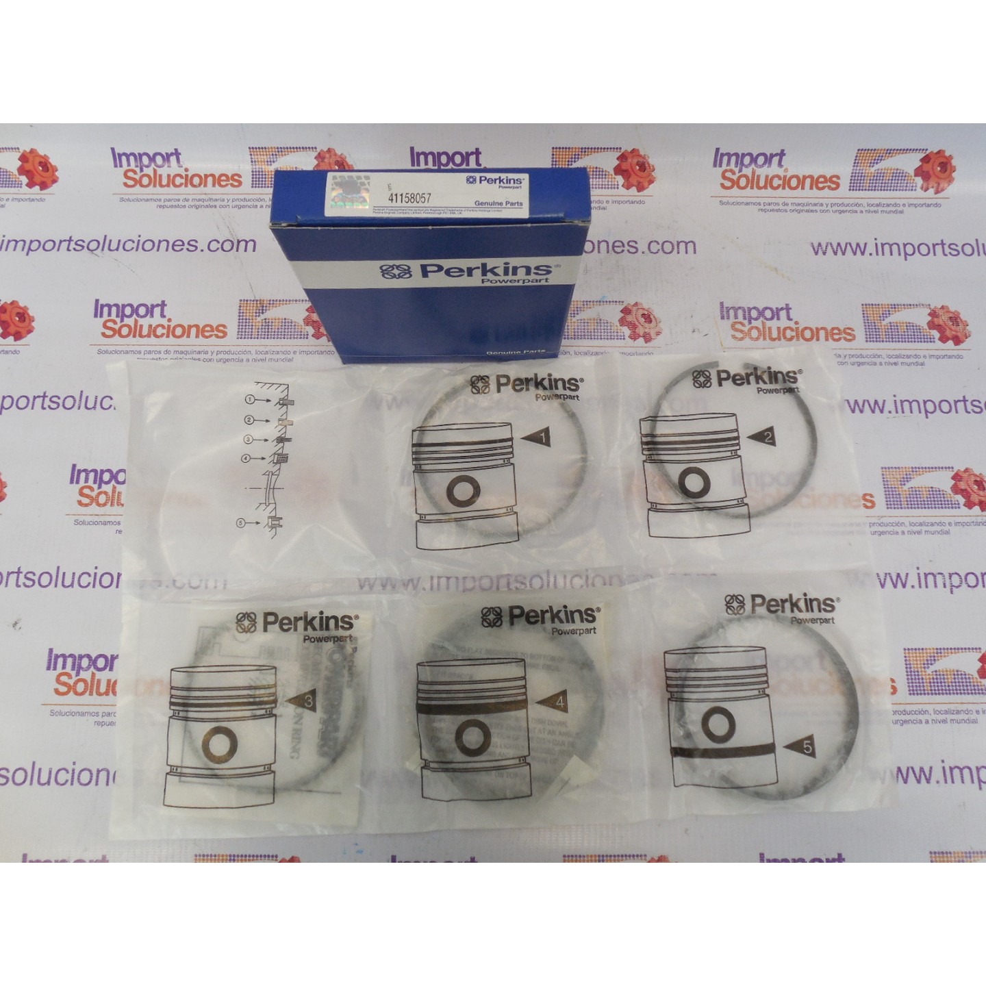 JUEGO DE ANILLOS MOTOR PERKINS