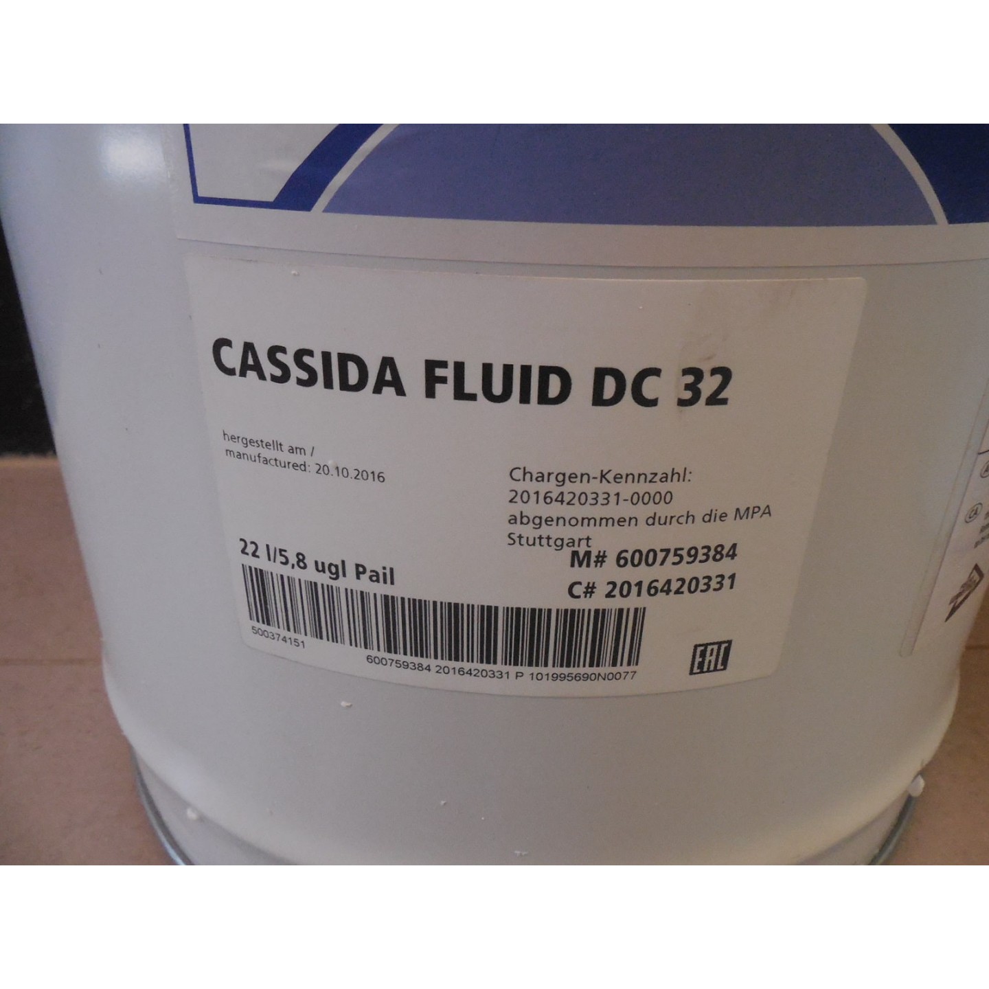 ACEITE 5GL DC32 CASSIDA FLUID
