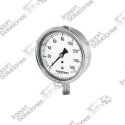 Vacuometro -76 A 0 Cm / Hg C-3 1/2" * 1/4"