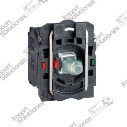 BLOQUE CONTACTO (PROTECTED LED 24V RED 1N/C N) TEL
