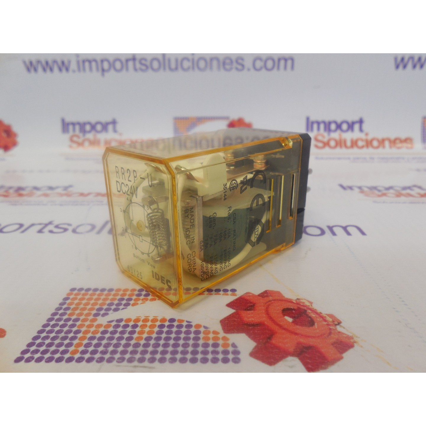 IDEC RELAY E-MECH POWER DPDT