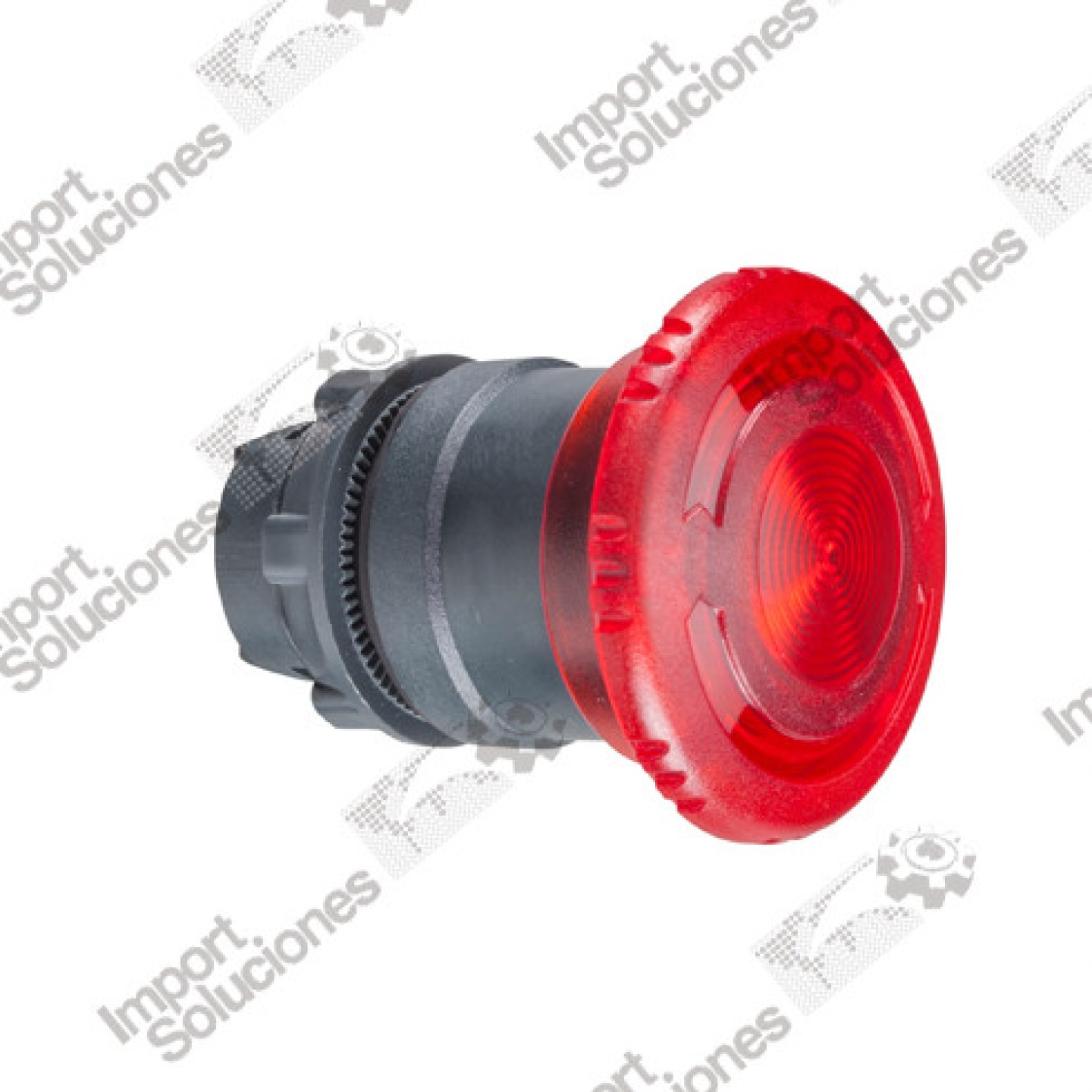BOTON (PUSHBUTTON ILLUM. TURN / RELE 40MM RED) TEL